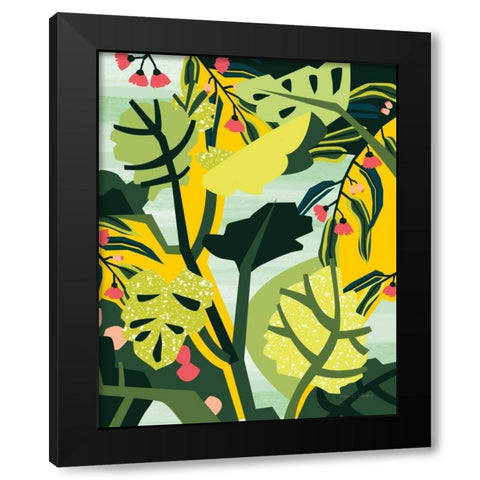 Eucalyptus Mint II Black Modern Wood Framed Art Print with Double Matting by Gallagher, Megan