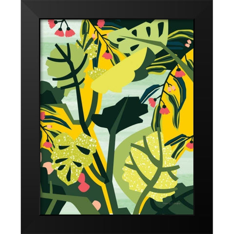 Eucalyptus Mint II Black Modern Wood Framed Art Print by Gallagher, Megan