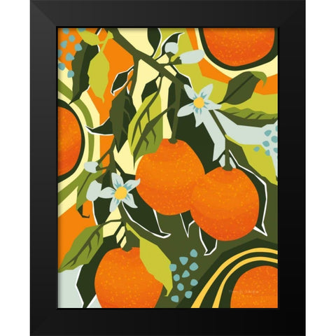 Sweet Clementine II Black Modern Wood Framed Art Print by Gallagher, Megan