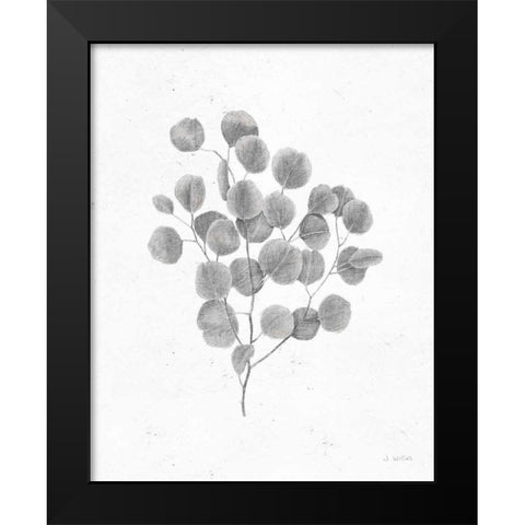 Soft Summer Sketches II Blue Black Modern Wood Framed Art Print by Wiens, James