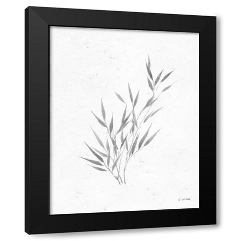 Soft Summer Sketches III Blue Black Modern Wood Framed Art Print by Wiens, James