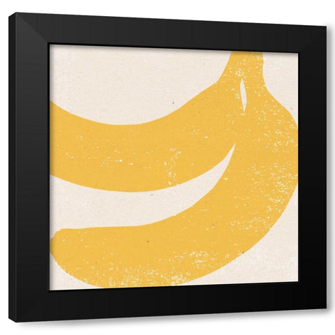 Graphic Fruit II Black Modern Wood Framed Art Print by Hershey, Moira