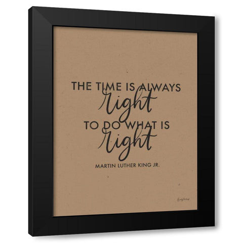 Words of Wisdom IV Brown Crop Black Modern Wood Framed Art Print with Double Matting by Thorns, Becky