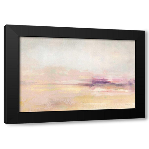 Light on the Water Black Modern Wood Framed Art Print with Double Matting by Nai, Danhui