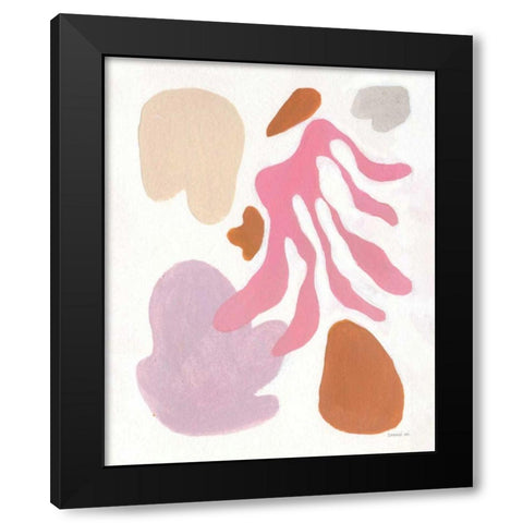 Honoring Matisse Black Modern Wood Framed Art Print with Double Matting by Nai, Danhui