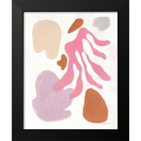 Honoring Matisse Black Modern Wood Framed Art Print by Nai, Danhui