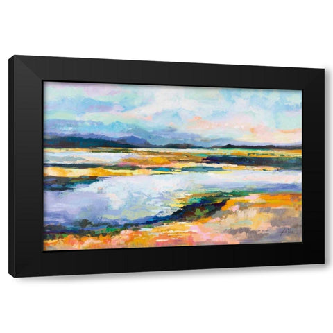 Piece of Mind Black Modern Wood Framed Art Print by Vertentes, Jeanette