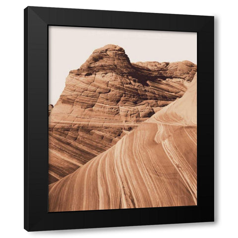 Coyote Buttes I Autumn Black Modern Wood Framed Art Print by Majchrowicz, Alan