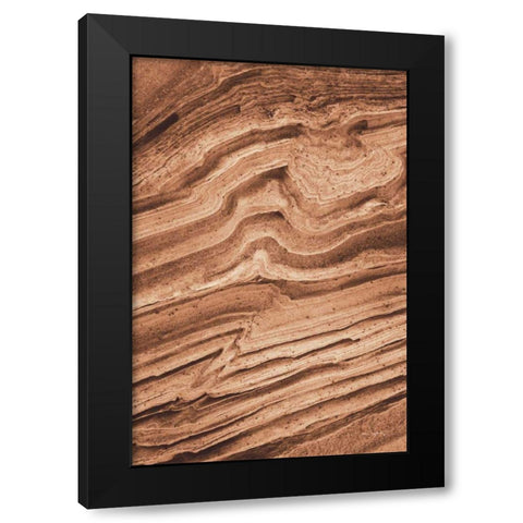 Coyote Buttes IV Autumn Black Modern Wood Framed Art Print by Majchrowicz, Alan