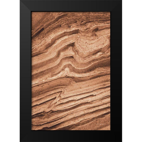 Coyote Buttes IV Autumn Black Modern Wood Framed Art Print by Majchrowicz, Alan