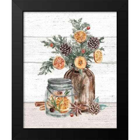 Seasonal Market II Black Modern Wood Framed Art Print by Urban, Mary