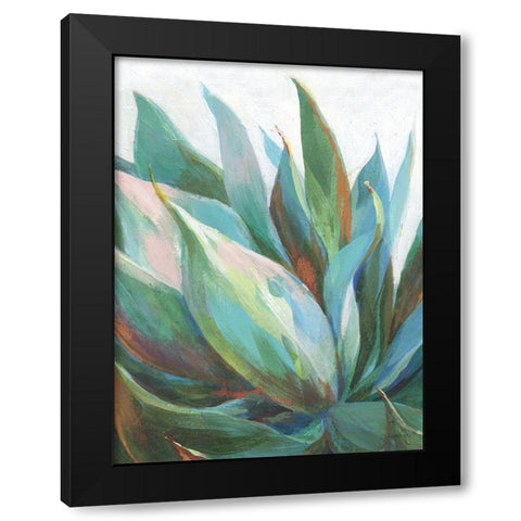 Agave Crop Black Modern Wood Framed Art Print with Double Matting by Nai, Danhui