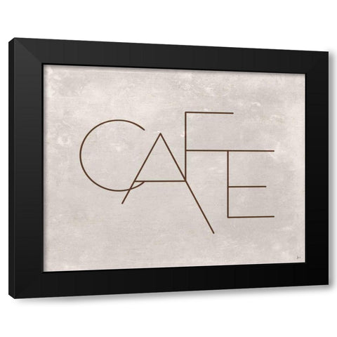 Coffee IV Black Modern Wood Framed Art Print with Double Matting by Aiken, Jess