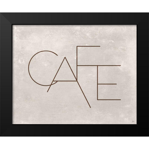 Coffee IV Black Modern Wood Framed Art Print by Aiken, Jess