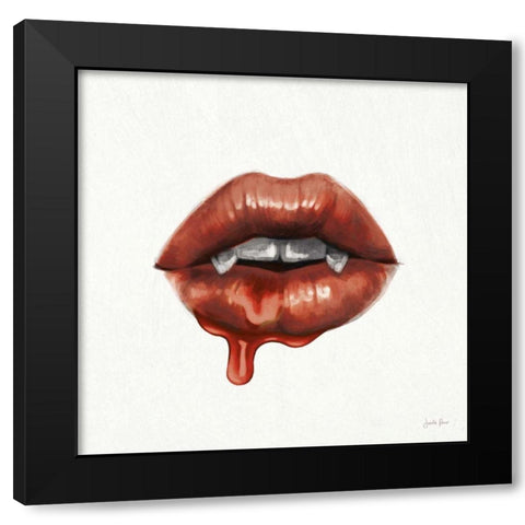 Sweets III Black Modern Wood Framed Art Print with Double Matting by Penner, Janelle