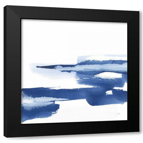 Classic Blue VI Black Modern Wood Framed Art Print by Paschke, Chris