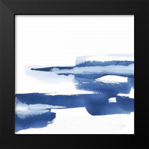 Classic Blue VI Black Modern Wood Framed Art Print by Paschke, Chris