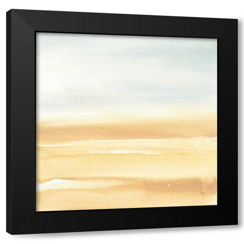 Ochre Sands I Black Modern Wood Framed Art Print by Paschke, Chris