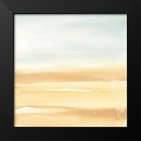 Ochre Sands I Black Modern Wood Framed Art Print by Paschke, Chris