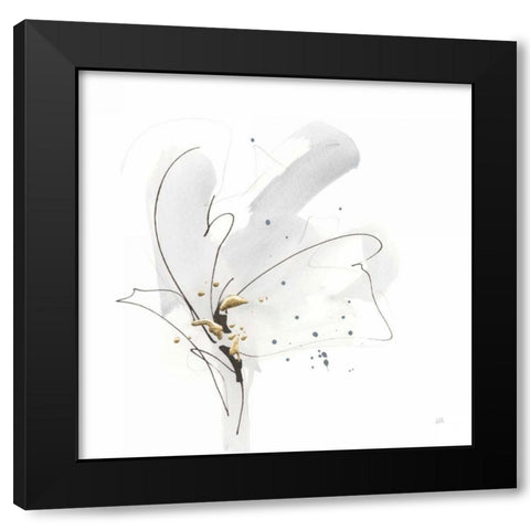 Cool Gray II Black Modern Wood Framed Art Print with Double Matting by Paschke, Chris