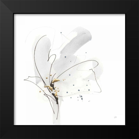 Cool Gray II Black Modern Wood Framed Art Print by Paschke, Chris