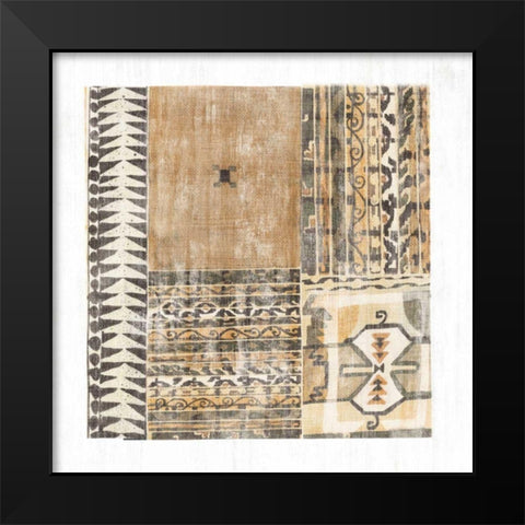 Fragments from Afar I Black Modern Wood Framed Art Print by Wild Apple Portfolio