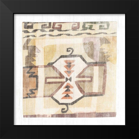 Fragments from Afar III Black Modern Wood Framed Art Print by Wild Apple Portfolio