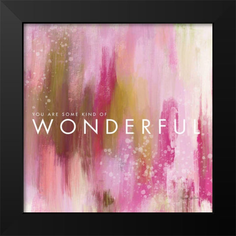 Wonderful Black Modern Wood Framed Art Print by Charro, Mercedes Lopez