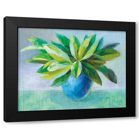 Plant Still Life Black Modern Wood Framed Art Print with Double Matting by Nai, Danhui