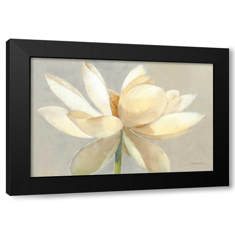 Unfolding Light Black Modern Wood Framed Art Print with Double Matting by Hristova, Albena