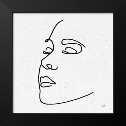 Island Breeze II BW Black Modern Wood Framed Art Print by Hershey, Moira