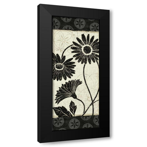 Influence III Black Modern Wood Framed Art Print with Double Matting by Brissonnet, Daphne