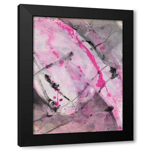 Cracks in the Earth II Black Modern Wood Framed Art Print with Double Matting by Hristova, Albena