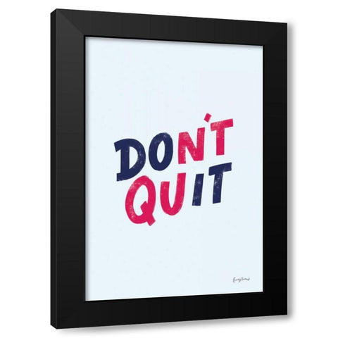 Rise Up IV Black Modern Wood Framed Art Print by Thorns, Becky