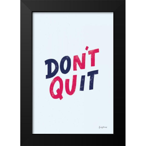 Rise Up IV Black Modern Wood Framed Art Print by Thorns, Becky