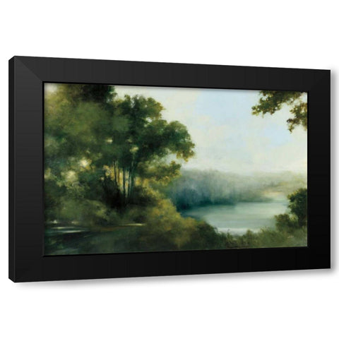 Sylvan View Black Modern Wood Framed Art Print with Double Matting by Purinton, Julia