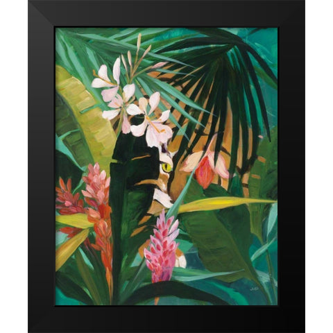Hidden Jungle I Black Modern Wood Framed Art Print by Purinton, Julia