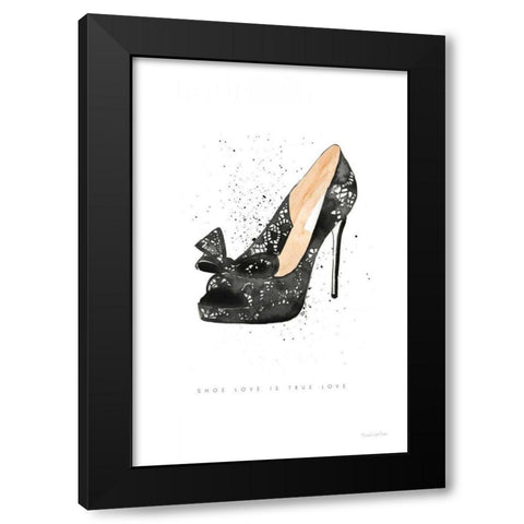 Stiletto Style IV Black Modern Wood Framed Art Print by Charro, Mercedes Lopez