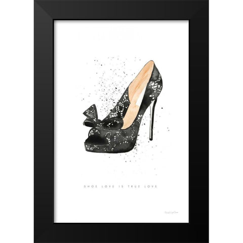 Stiletto Style IV Black Modern Wood Framed Art Print by Charro, Mercedes Lopez