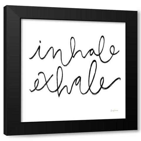 Calm Home III BW Crop Black Modern Wood Framed Art Print by Thorns, Becky