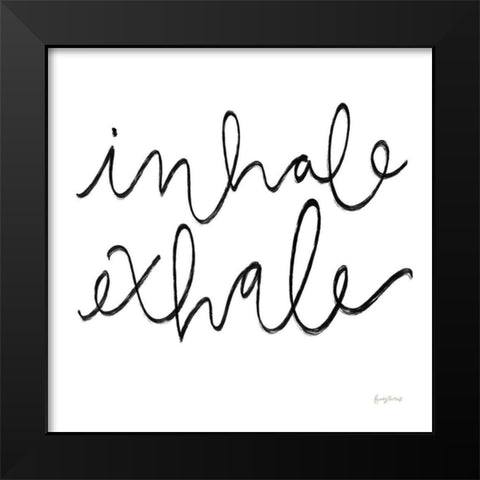 Calm Home III BW Crop Black Modern Wood Framed Art Print by Thorns, Becky