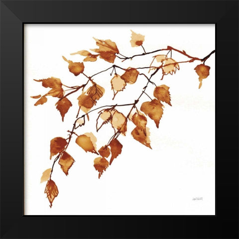 Colors of the Fall VIII Black Modern Wood Framed Art Print by Tavoletti, Anne