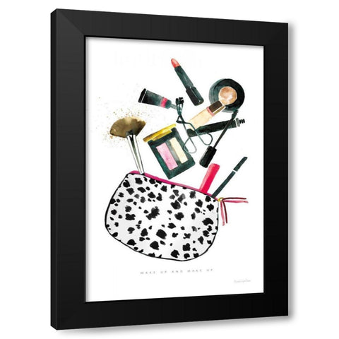 Make it Up I Black Modern Wood Framed Art Print with Double Matting by Charro, Mercedes Lopez