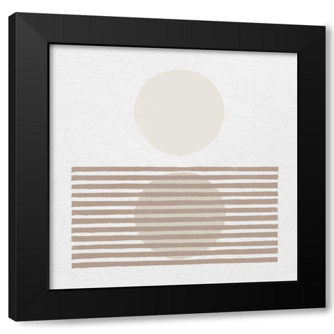 Reflection I Neutral Black Modern Wood Framed Art Print with Double Matting by Hershey, Moira