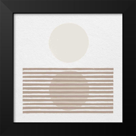 Reflection I Neutral Black Modern Wood Framed Art Print by Hershey, Moira