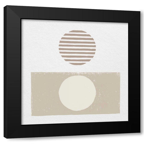 Reflection II Neutral Black Modern Wood Framed Art Print by Hershey, Moira