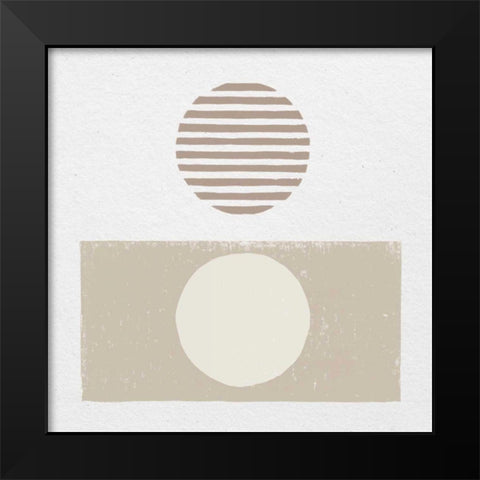 Reflection II Neutral Black Modern Wood Framed Art Print by Hershey, Moira