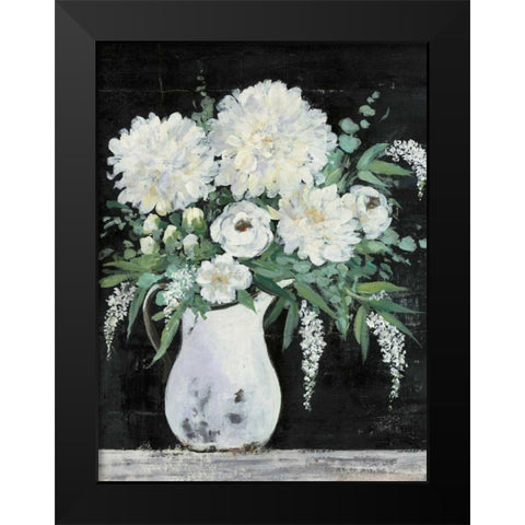 Late Summer Bouquet I Black Crop Black Modern Wood Framed Art Print by Purinton, Julia