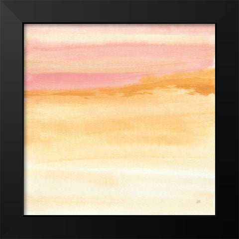 Turmeric and Sand II Black Modern Wood Framed Art Print by Paschke, Chris