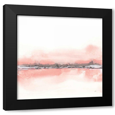 Gray Cantaloupe I Black Modern Wood Framed Art Print by Paschke, Chris